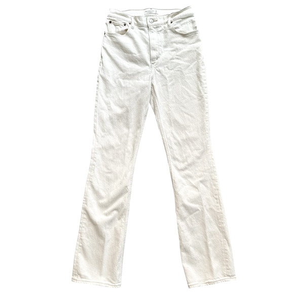 Abercrombie & Fitch Denim - Abercrombie & Fitch Jeans 28 / 6L Ivory 70s Vintage Flare Ultra High Rise (13)